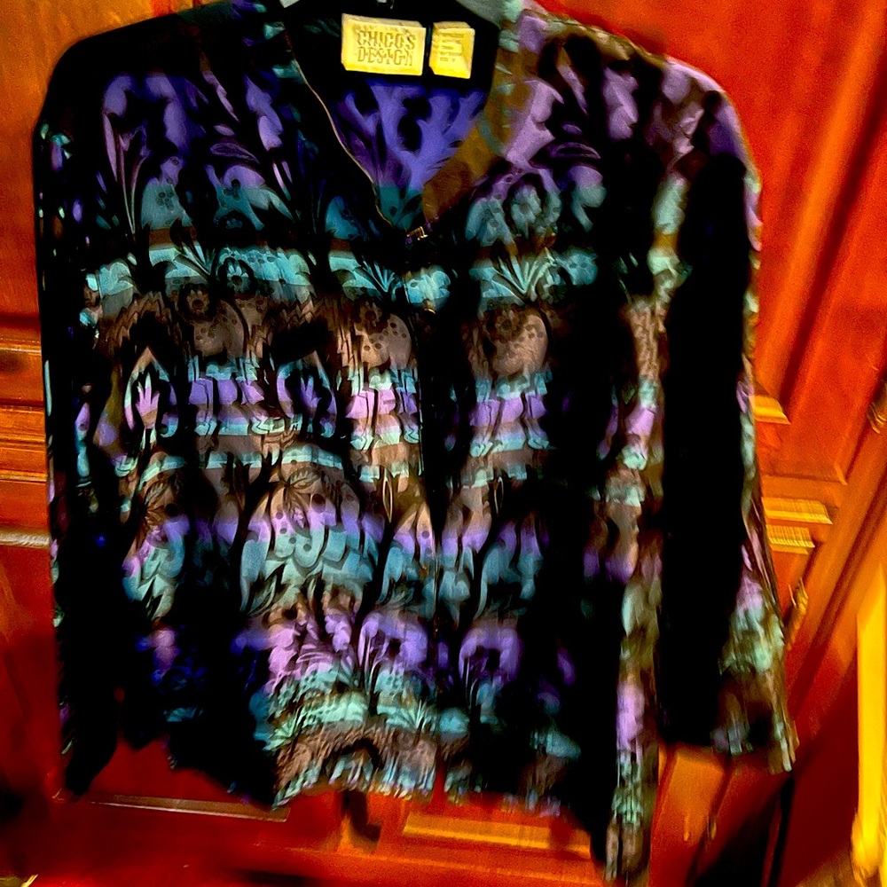 Chico’s multi colored jacket